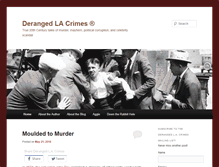 Tablet Screenshot of derangedlacrimes.com